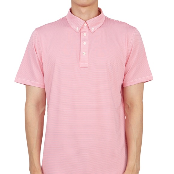 G/FORE Men's Large Feeder Stripe Tech Jersey Polo AZA MSRP $120 - Picture 2 of 11